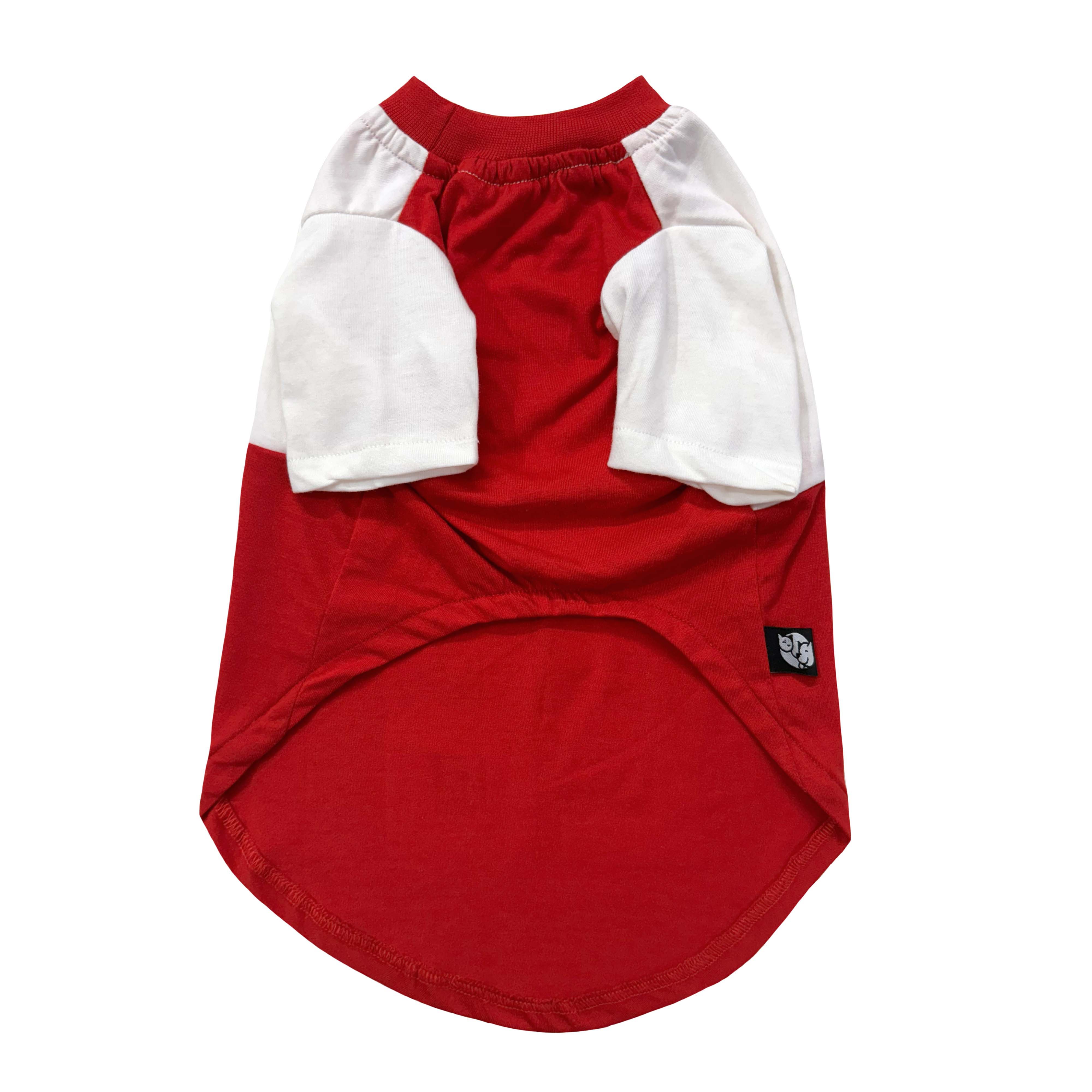 Pets Way Woofers Barkball Tshirt for Dogs (Red/White) - Image 5