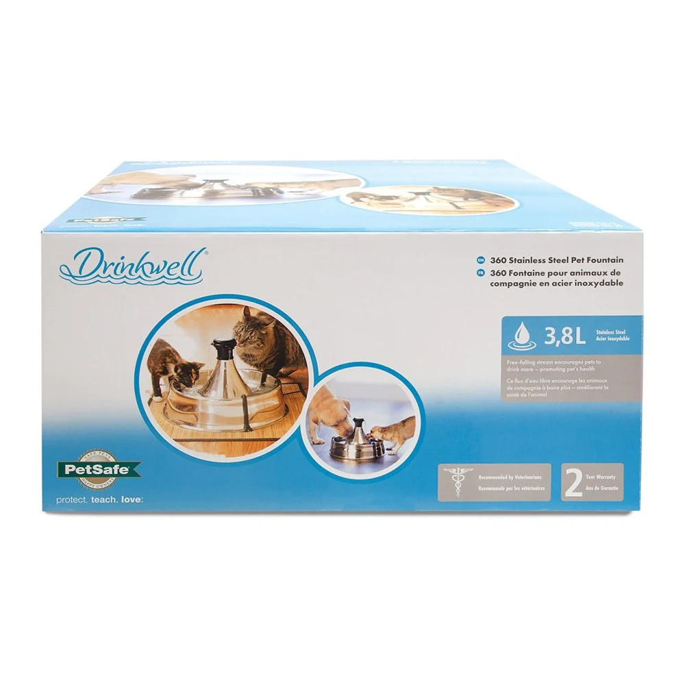 Petsafe Drinkwell 360° Stainless Steel Filter for Dogs and Cats - Image 2
