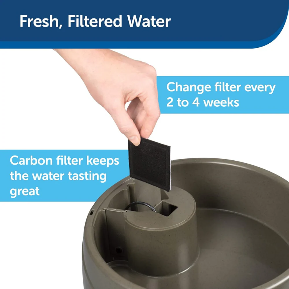Petsafe Drinkwell Charcoal Filter Replacement for Dogs and Cats (Black) - Image 4