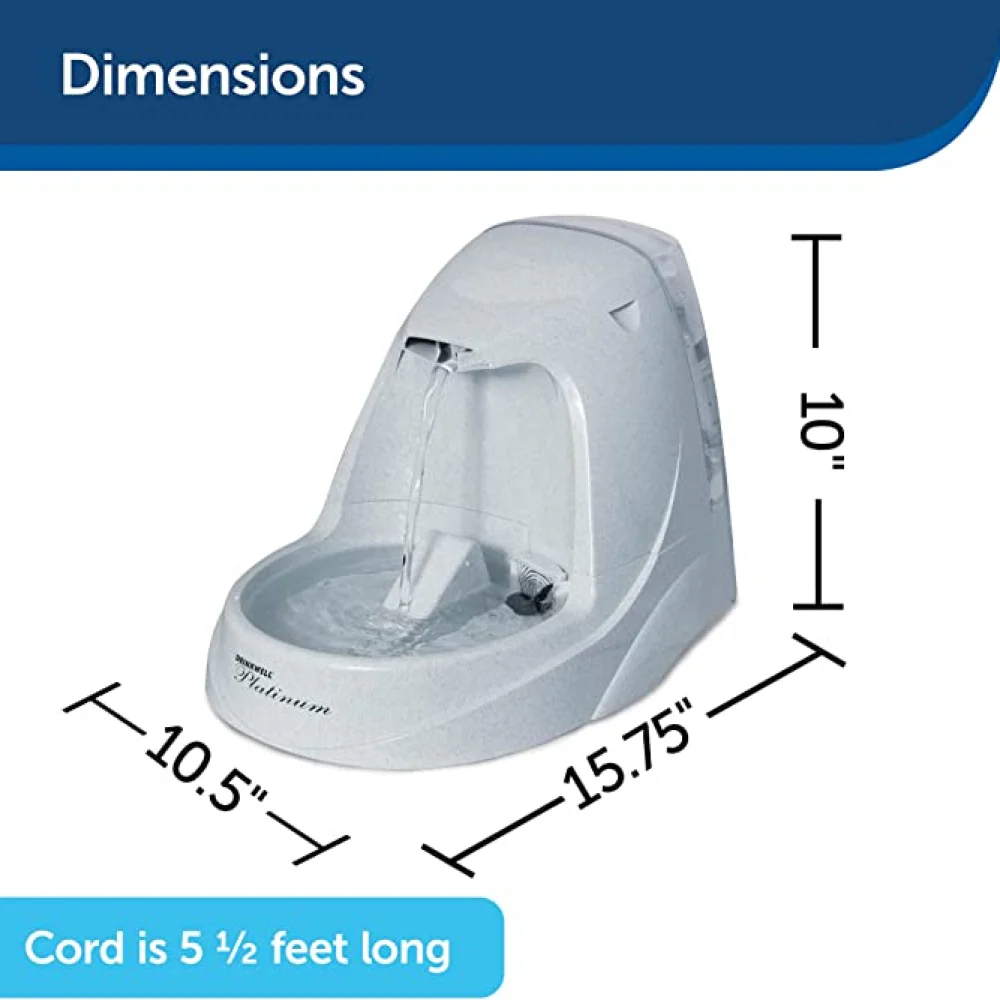 Petsafe Drinkwell Platinum Fountain for Dogs and Cats - Image 2