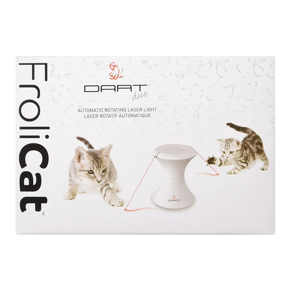 Petsafe Frolicat Dart Automatic Rotating Laser Light For Cats (White or Grey) - Image 4