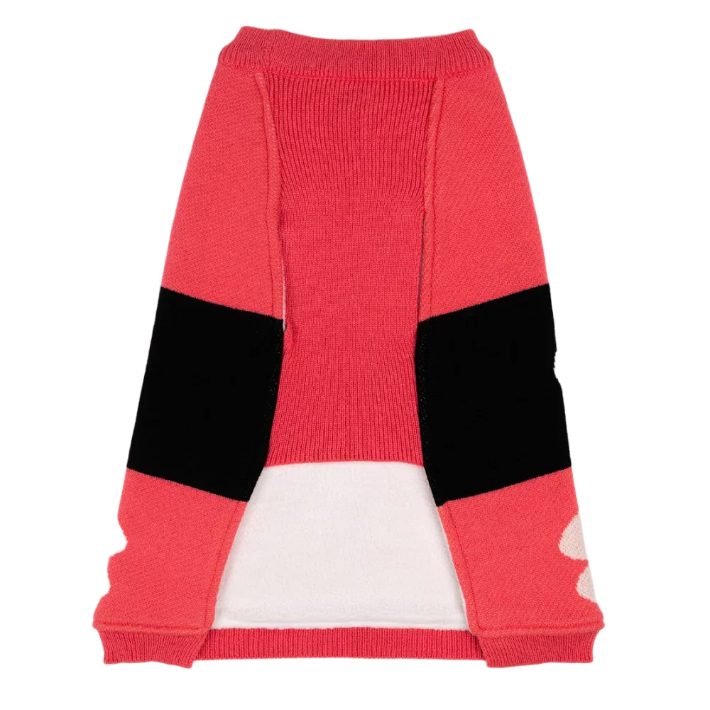 Petsnugs Bones and Paws Sweater for Dogs and Cats (Pink) - Image 5