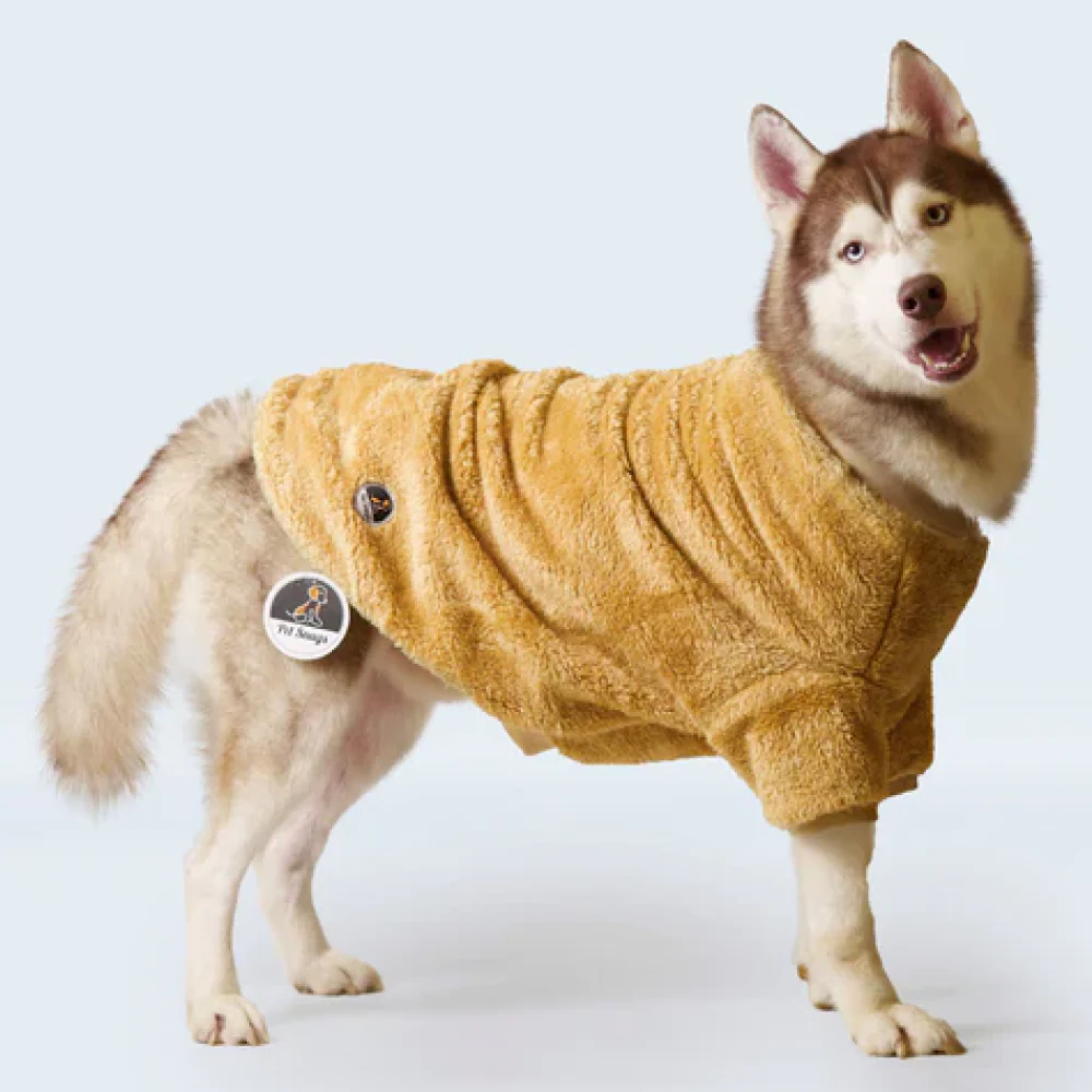 Petsnugs Camel Furry Sweater for Dogs and Cats (Camel) - Image 2