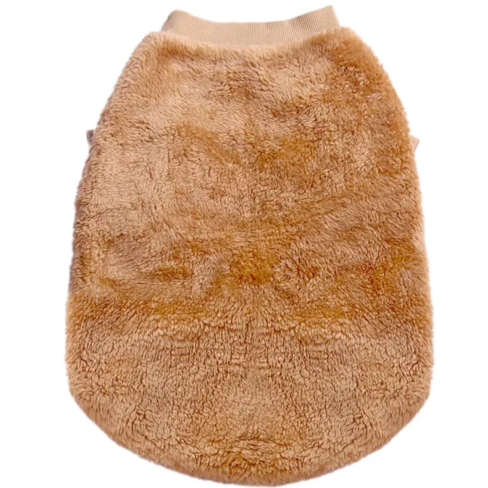 Petsnugs Camel Furry Sweater for Dogs and Cats (Camel) - Image 6