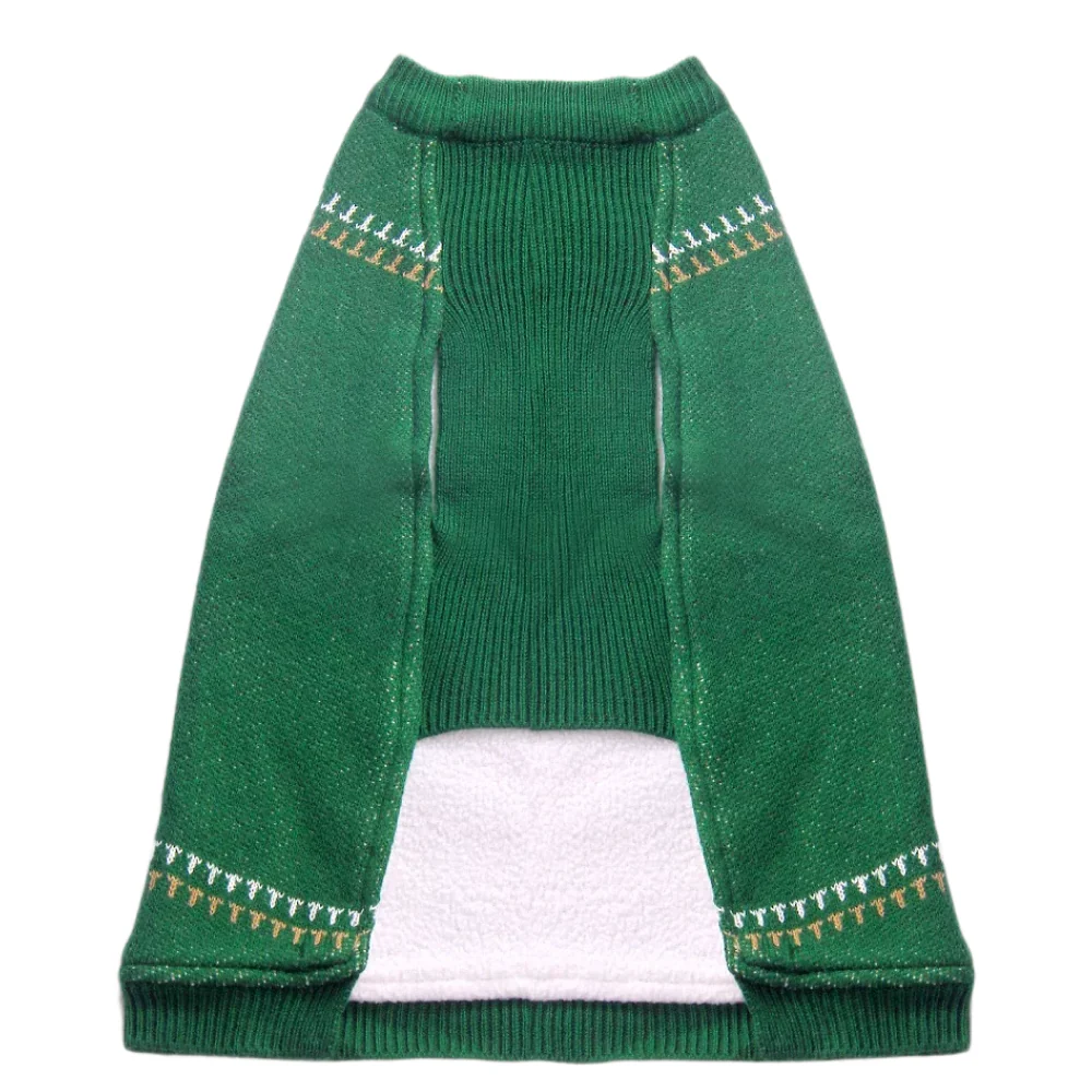 Petsnugs Christmas Reindeer Sweater for Dogs and Cats (Dark Green) - Image 5