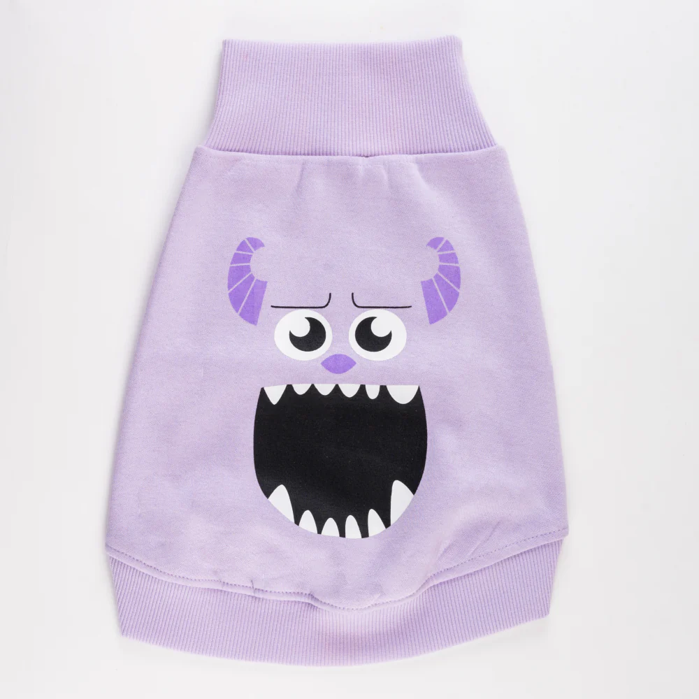 Petsnugs Cute Devil Sweatshirt for Dogs and Cats (Lavender) - Image 2