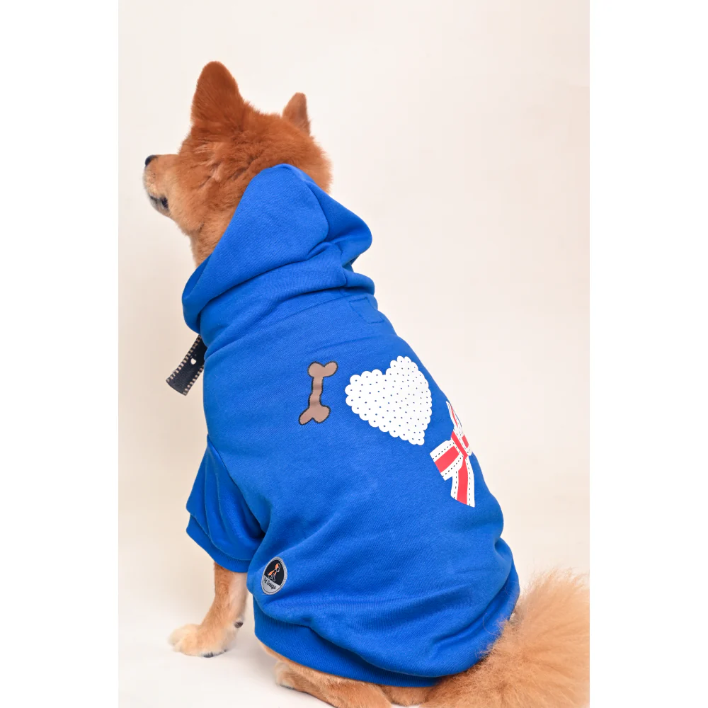 Petsnugs Cute Heart Hoodie for Dogs and Cats (Blue) - Image 4
