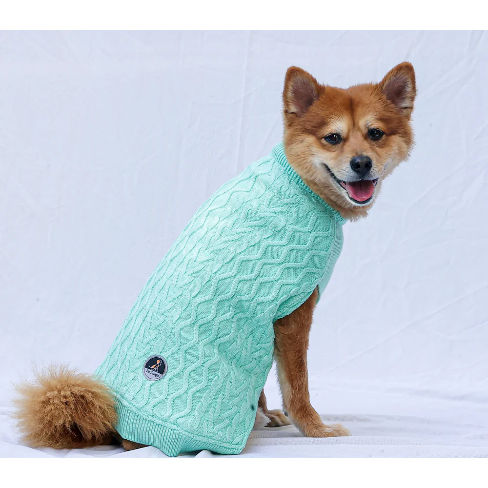 Petsnugs English Cable Knit Sweater for Dogs and Cats - Image 5
