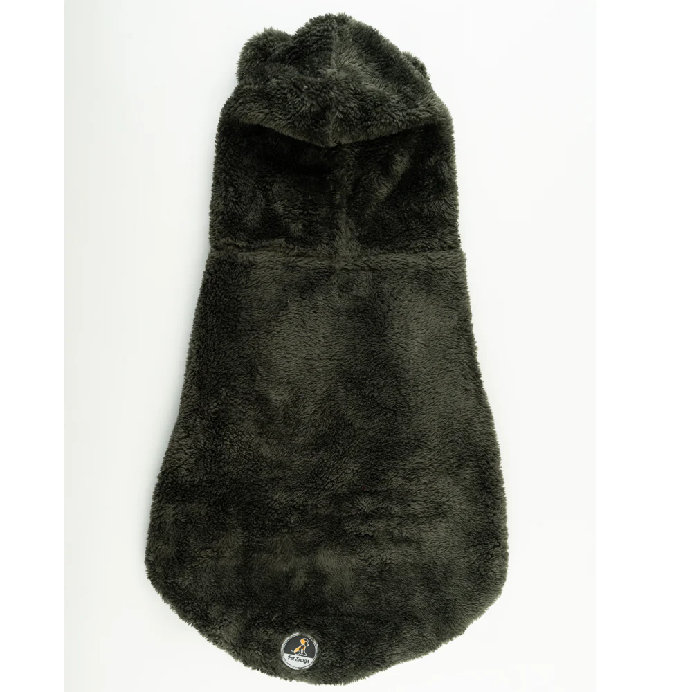 Petsnugs Fluffy Sweatshirt for Dogs and Cats (Olive Green) - Image 2
