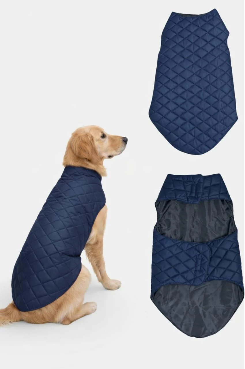 Petsnugs Quilted Puffer Jacket for Dogs and Cats (Blue) - Image 7