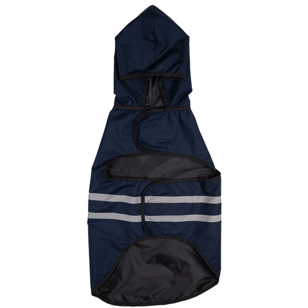 Petsnugs Reflective Waterproof Raincoat for Dogs and Cats (Blue) - Image 4