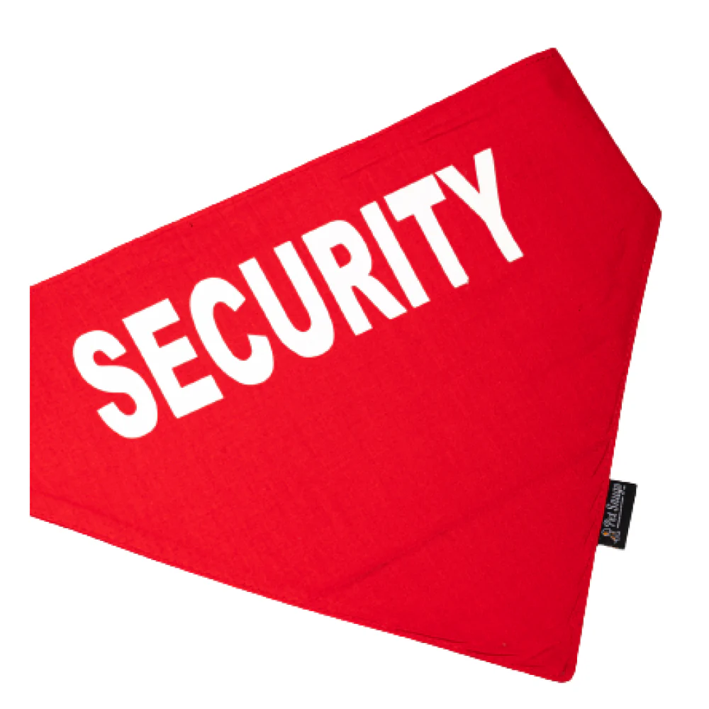 Petsnugs Security Bandana for Dogs and Cats (Bright Red) - Image 4