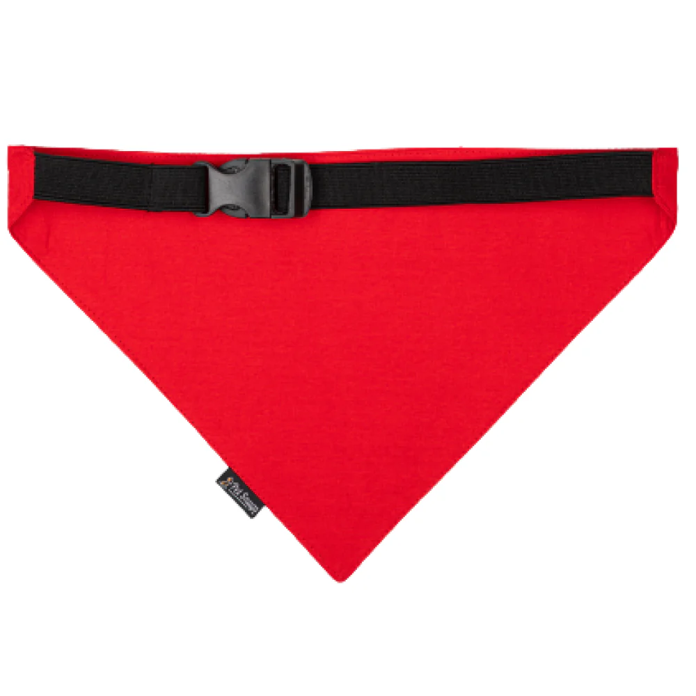 Petsnugs Security Bandana for Dogs and Cats (Bright Red) - Image 5