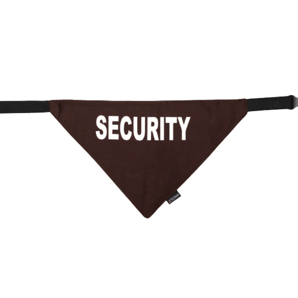 Petsnugs Security Bandana for Dogs and Cats (Coffee Brown) - Image 2