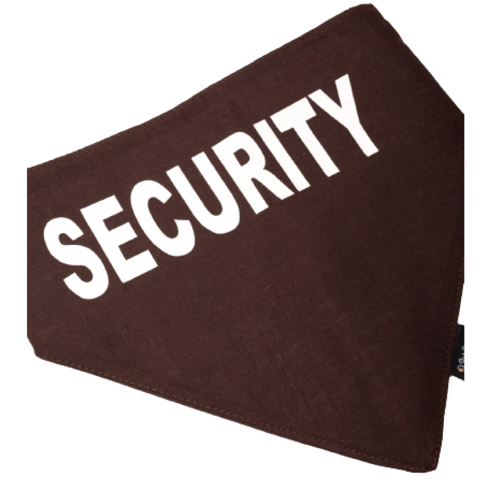 Petsnugs Security Bandana for Dogs and Cats (Coffee Brown) - Image 3