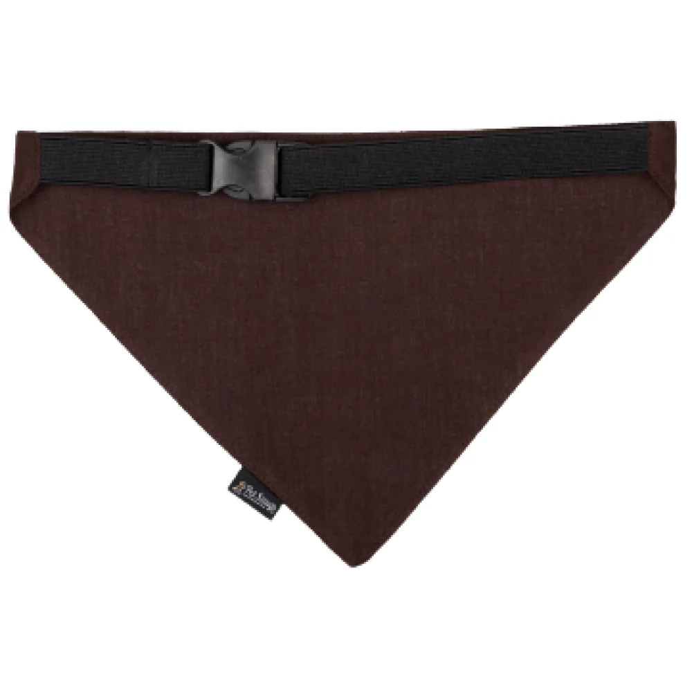 Petsnugs Security Bandana for Dogs and Cats (Coffee Brown) - Image 4