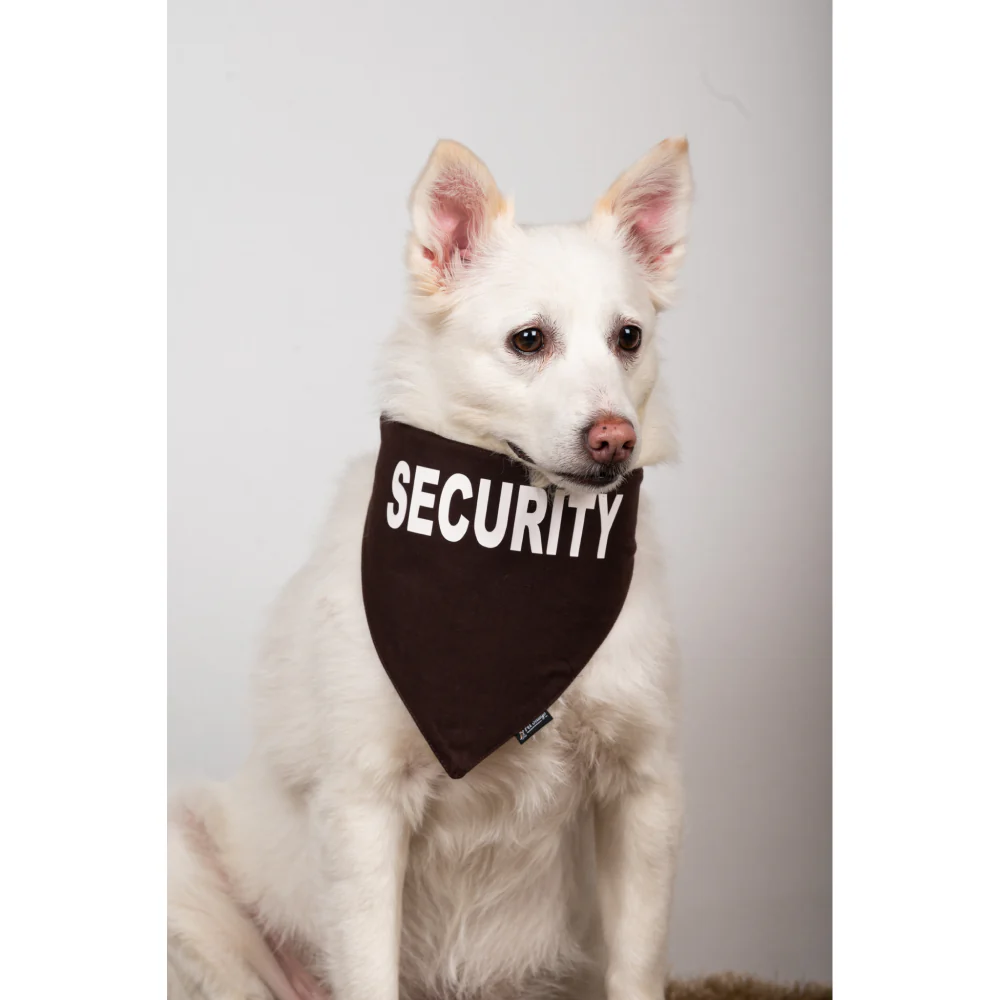 Petsnugs Security Bandana for Dogs and Cats (Coffee Brown) - Image 5