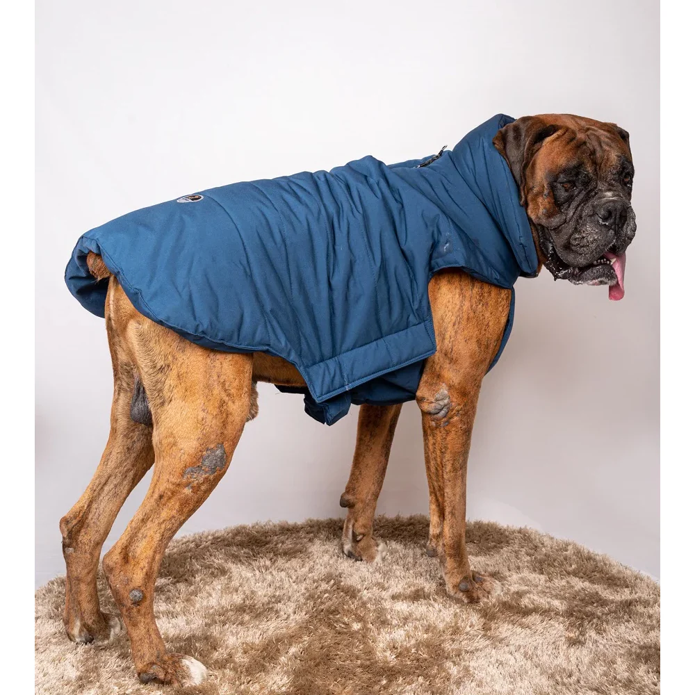 Petsnugs Water Resistant Jackets for Dogs and Cats (Blue) - Image 4