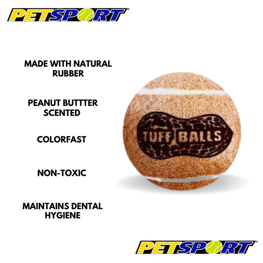 Petsport Peanut Butter Scented Tuff Ball chew Toy for Dogs - Image 5