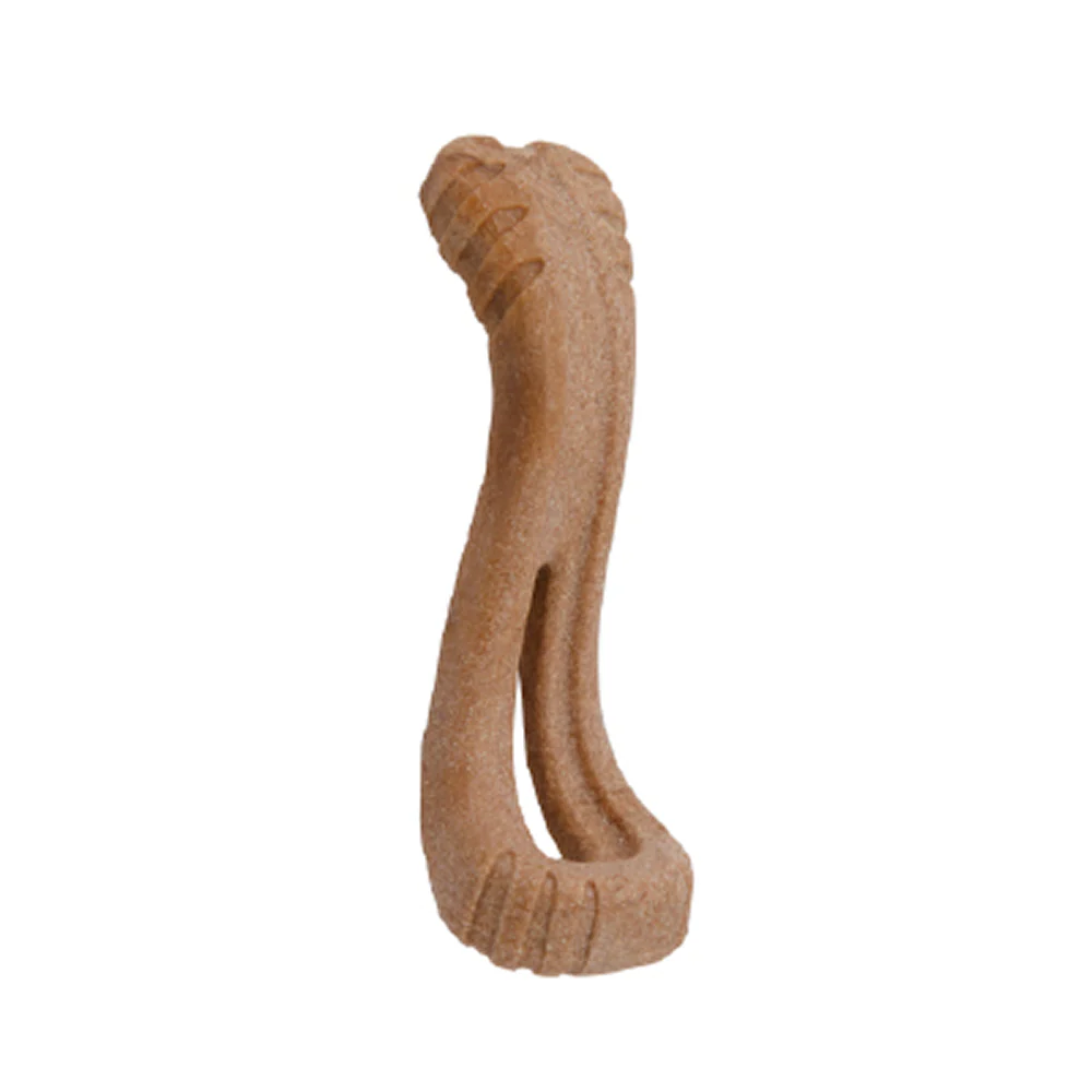 Petstages Dogwood Flip Chew Bone Toy for Dogs (Brown) - Image 3
