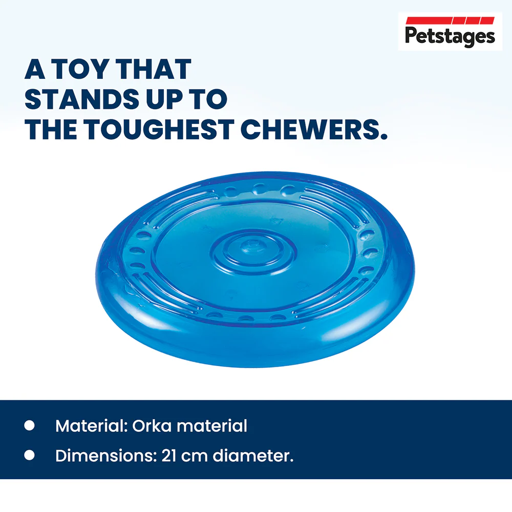 Petstages Orka Flyer Toy for Dogs (Blue) - Image 7