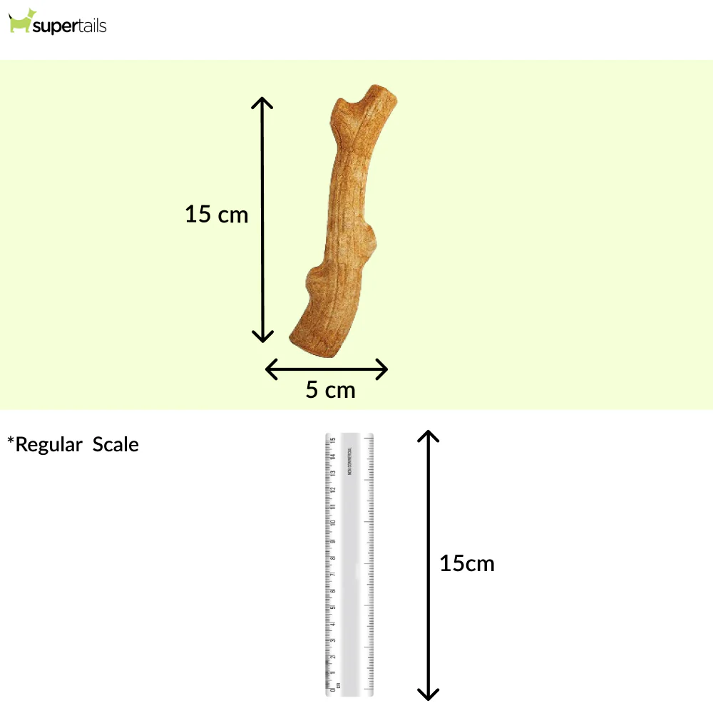 Petstages Super Dogwood Chew Toy for Dogs (Brown) - Image 2