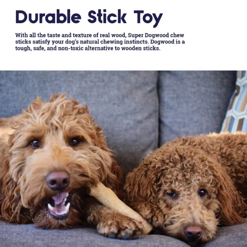 Petstages Super Dogwood Chew Toy for Dogs (Brown) - Image 4