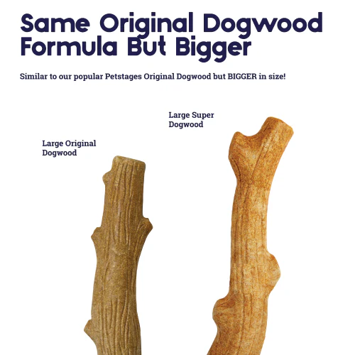 Petstages Super Dogwood Chew Toy for Dogs (Brown) - Image 5