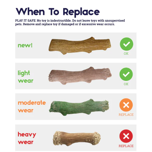 Petstages Super Dogwood Chew Toy for Dogs (Brown) - Image 6
