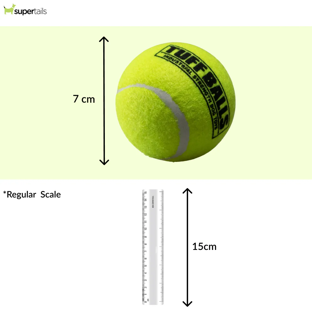 PetSport Tuff Balls Toy for Dogs (Yellow) - Image 2