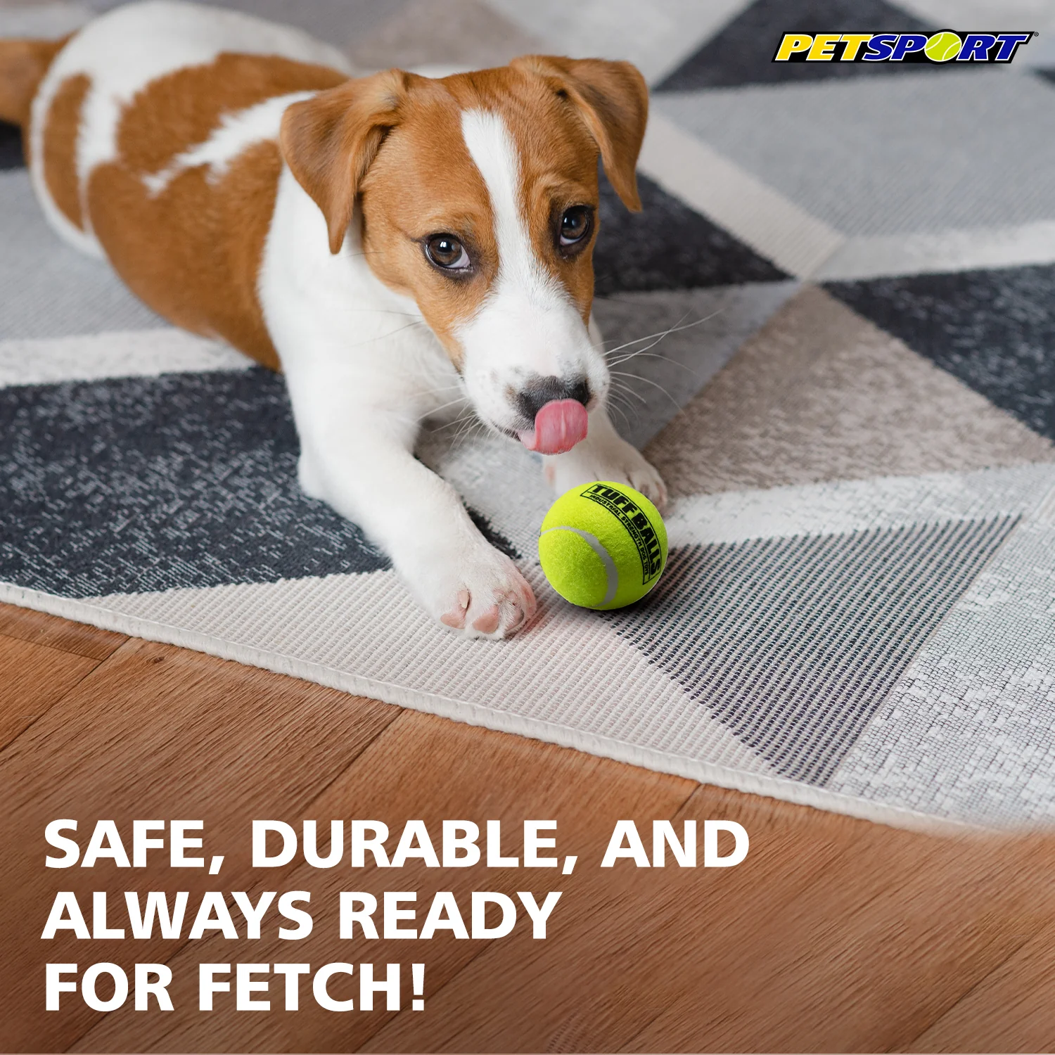 PetSport Tuff Balls Toy for Dogs (Yellow) - Image 6