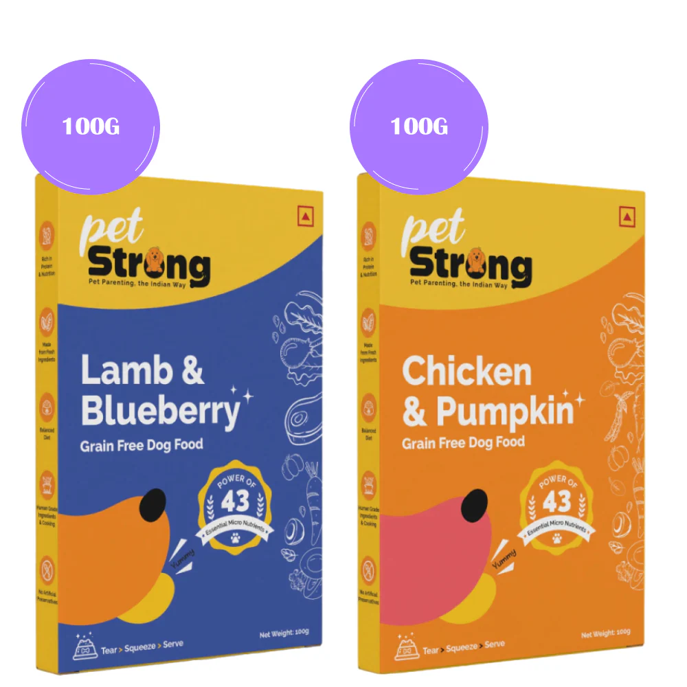 PetStrong Lamb and Blueberry & Chicken and Pumpkin Grain Free Fresh Food for Dogs Combo - Image 22