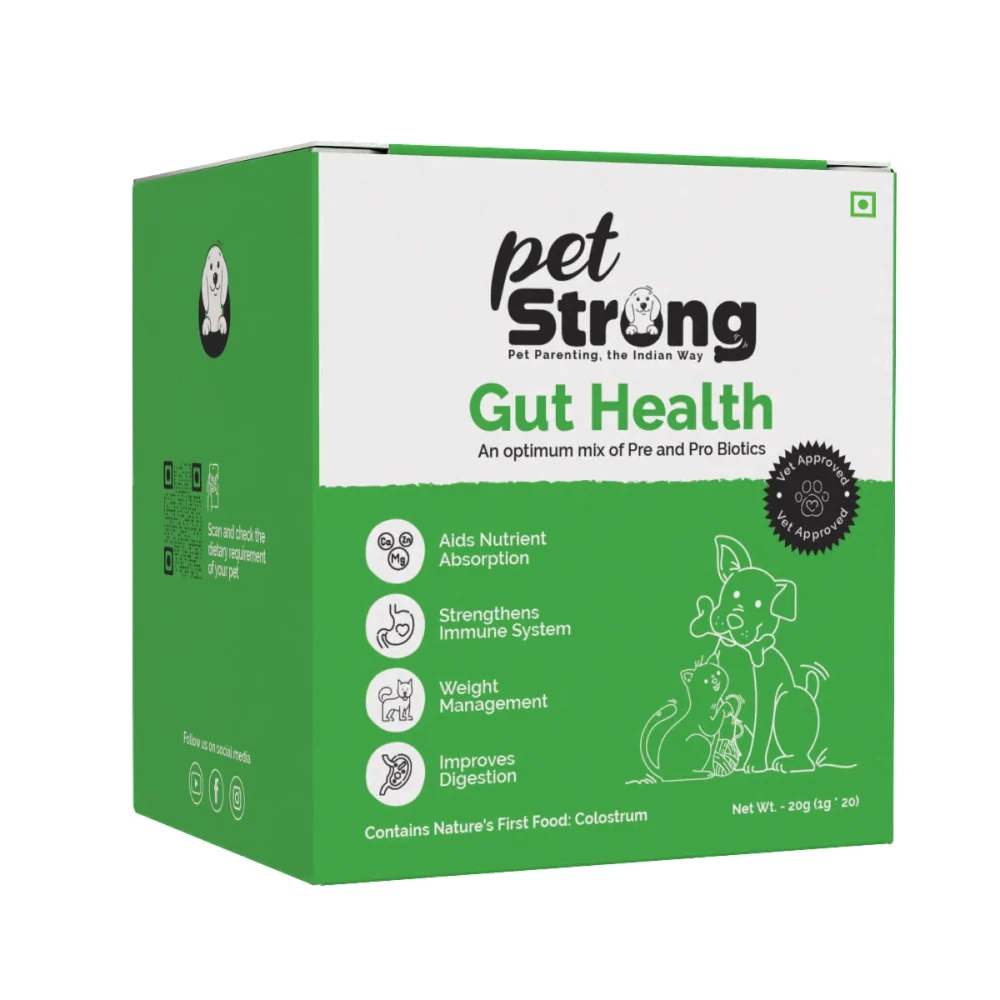 PetStrong Probiotic and Prebiotic Gut Health Supplement Sachet for Dogs and Cats - Image 2