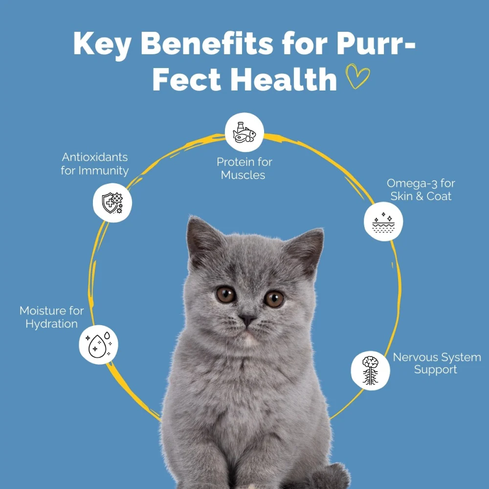 PetStrong Sardine & Mackerel and Seaweed in Gravy Cat Wet Food Combo - Image 5
