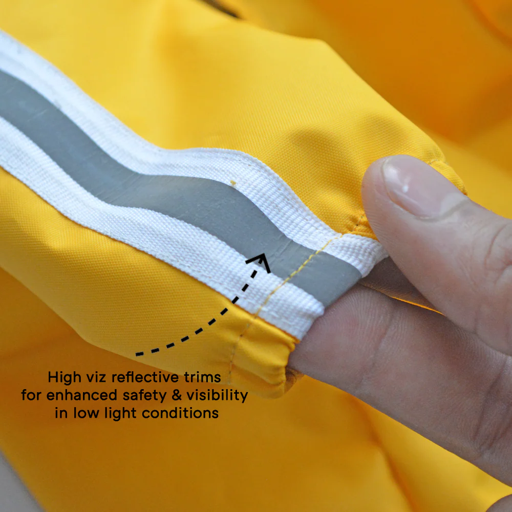 Pets Way TPU Rainstorm Raincoat for Dogs (Butterscotch) - Image 5