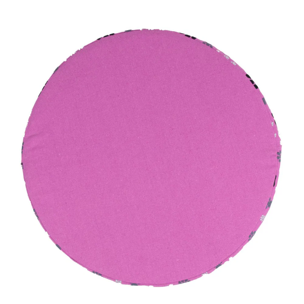 Petter World Orthopedic Round Flat Foam Mattress Bed with Thick & Durable Washable Cover (Crocus) - Image 3