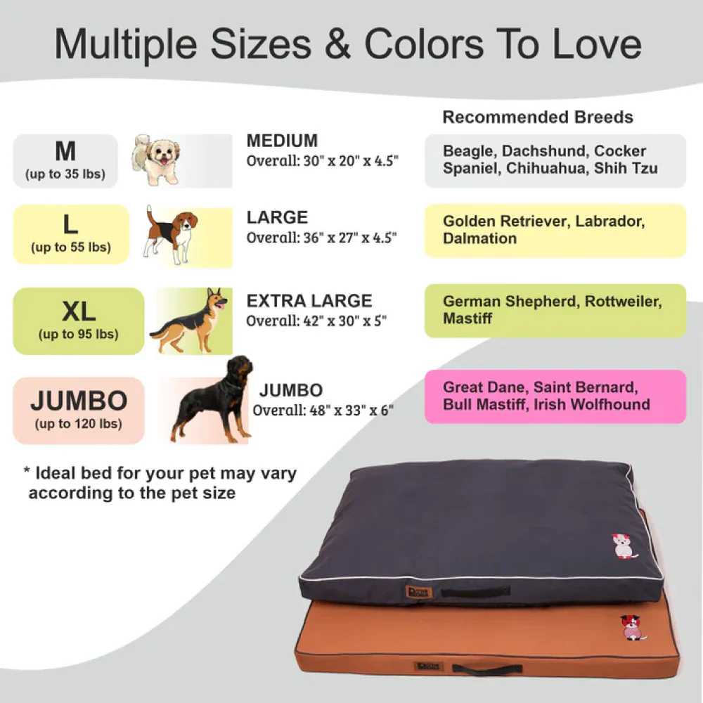 Petter World Comfort Flat Cushion Bed for Dogs (Autumn Grey) - Image 10