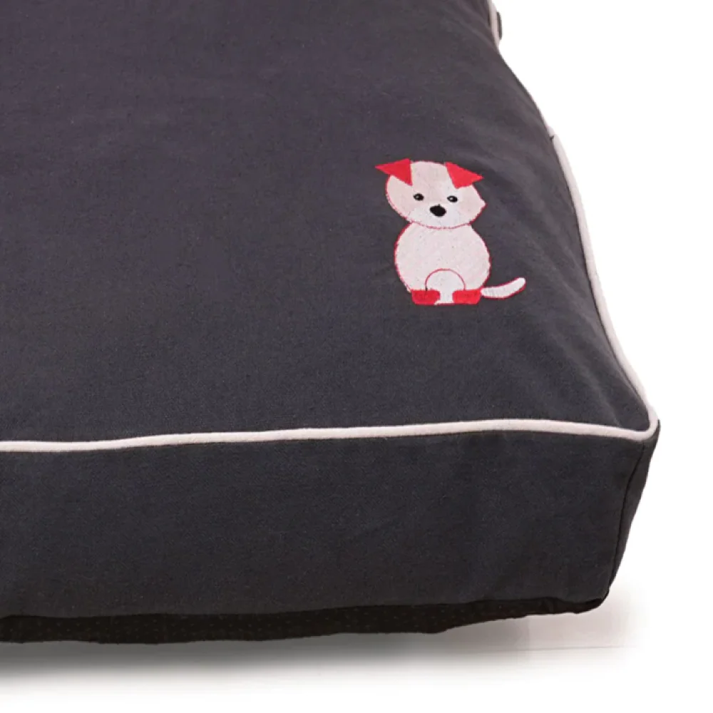 Petter World Comfort Flat Cushion Bed for Dogs (Autumn Grey) - Image 11