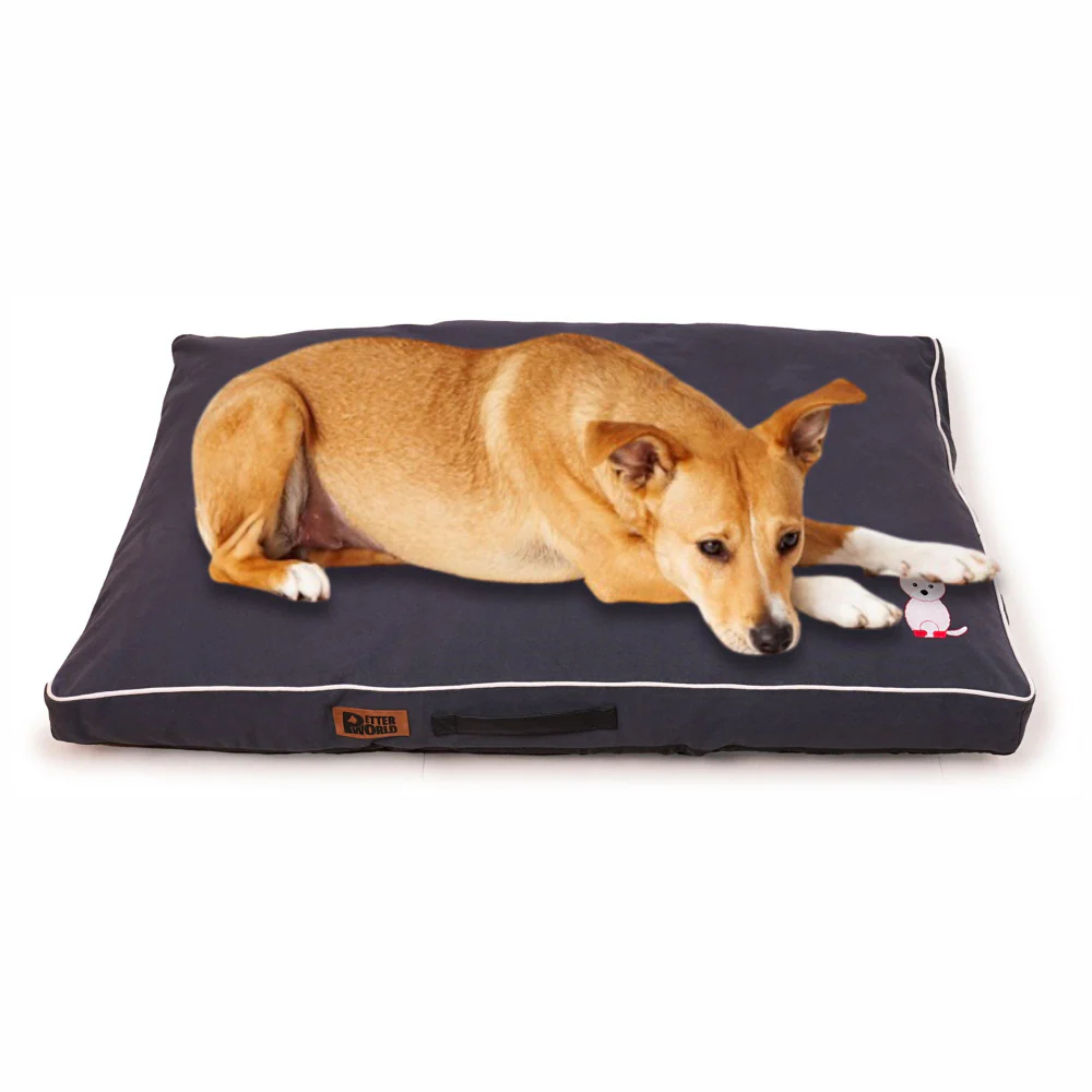 Petter World Comfort Flat Cushion Bed for Dogs (Autumn Grey) - Image 12
