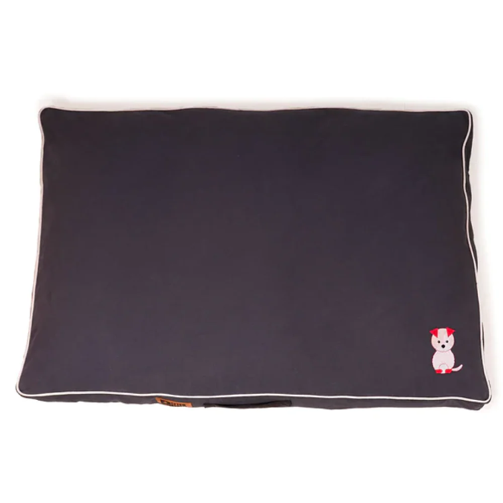 Petter World Comfort Flat Cushion Bed for Dogs (Autumn Grey) - Image 3