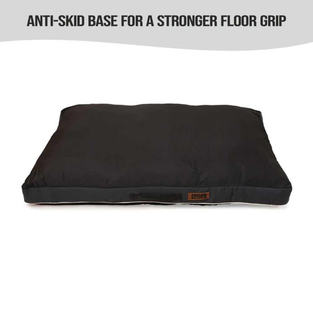 Petter World Comfort Flat Cushion Bed for Dogs (Autumn Grey) - Image 6