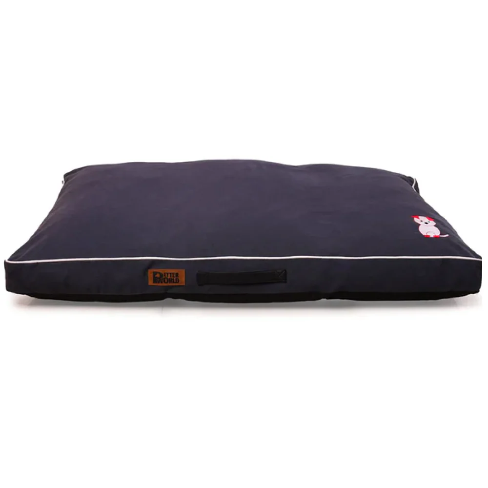 Petter World Comfort Flat Cushion Bed for Dogs (Autumn Grey) - Image 7