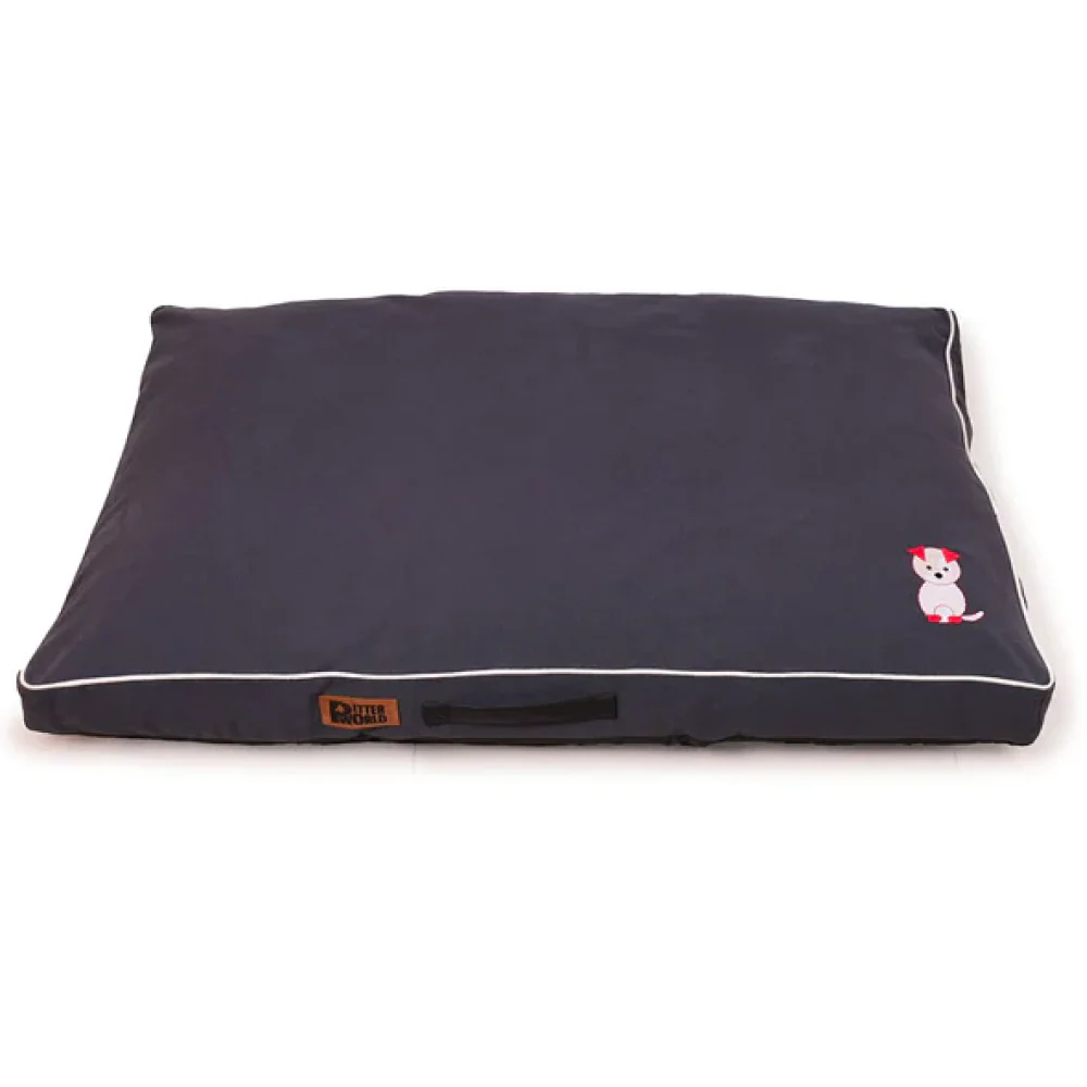 Petter World Comfort Flat Cushion Bed for Dogs (Autumn Grey) - Image 8