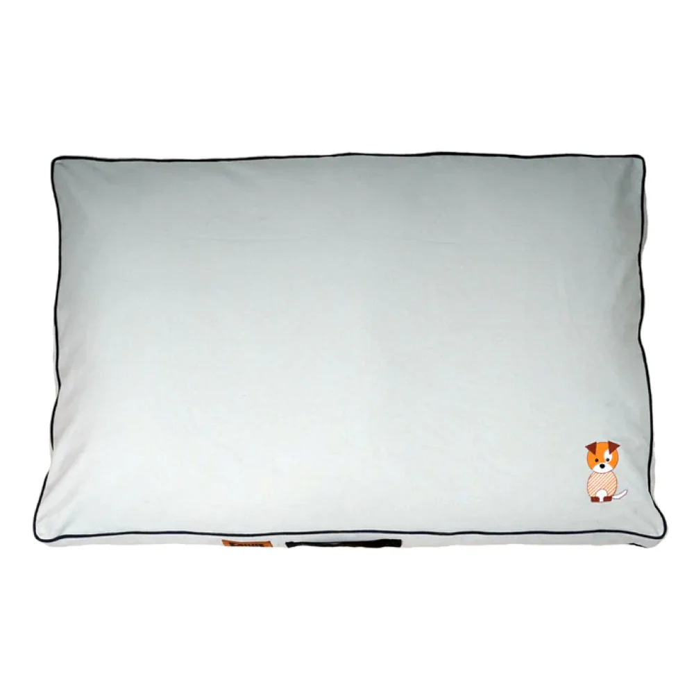 Petter World Comfort Flat Cushion Bed for Dogs (Celeste Green) - Image 3