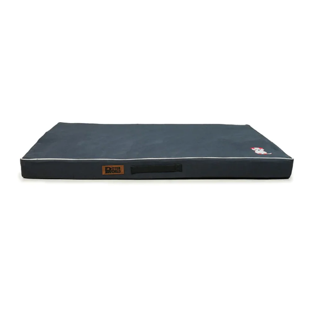 Petter World Comfort Flat Foam Bed for Dogs (Autumn Grey) - Image 6