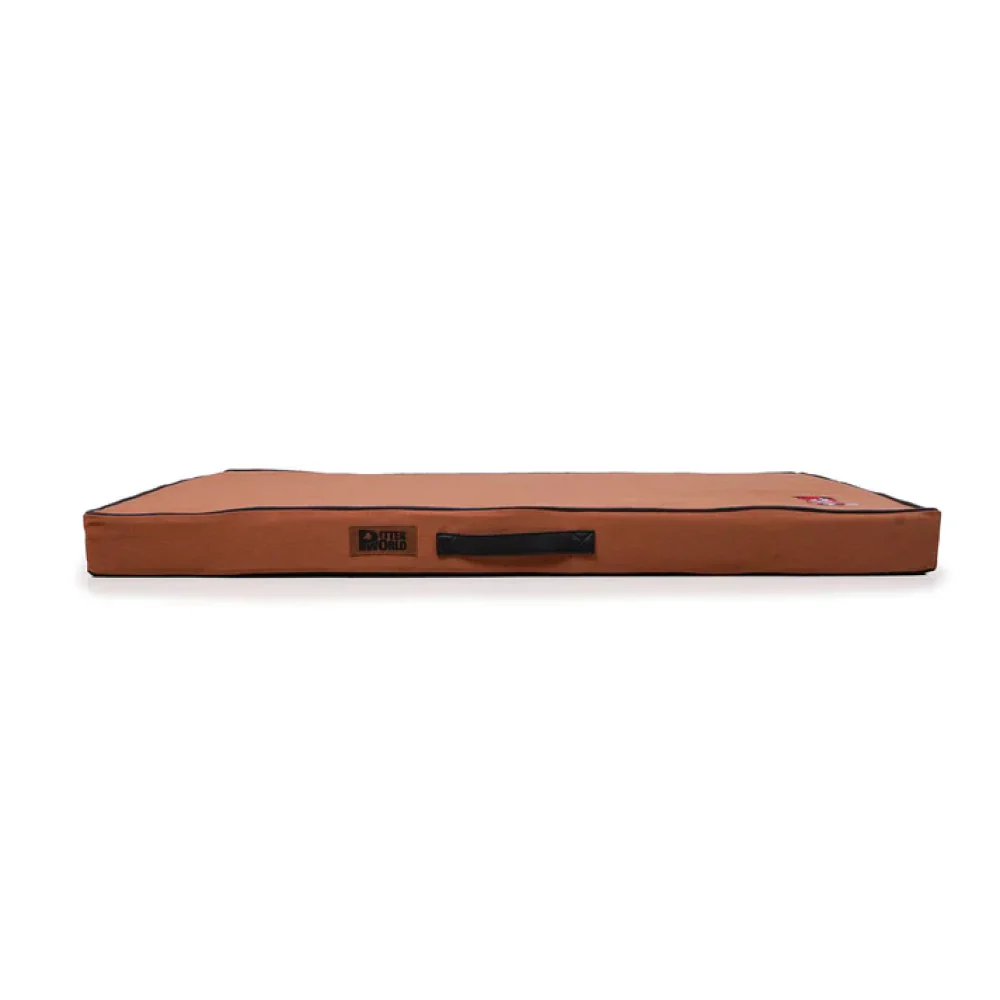 Petter World Comfort Flat Foam Bed for Dogs (Earthy Brown) - Image 5
