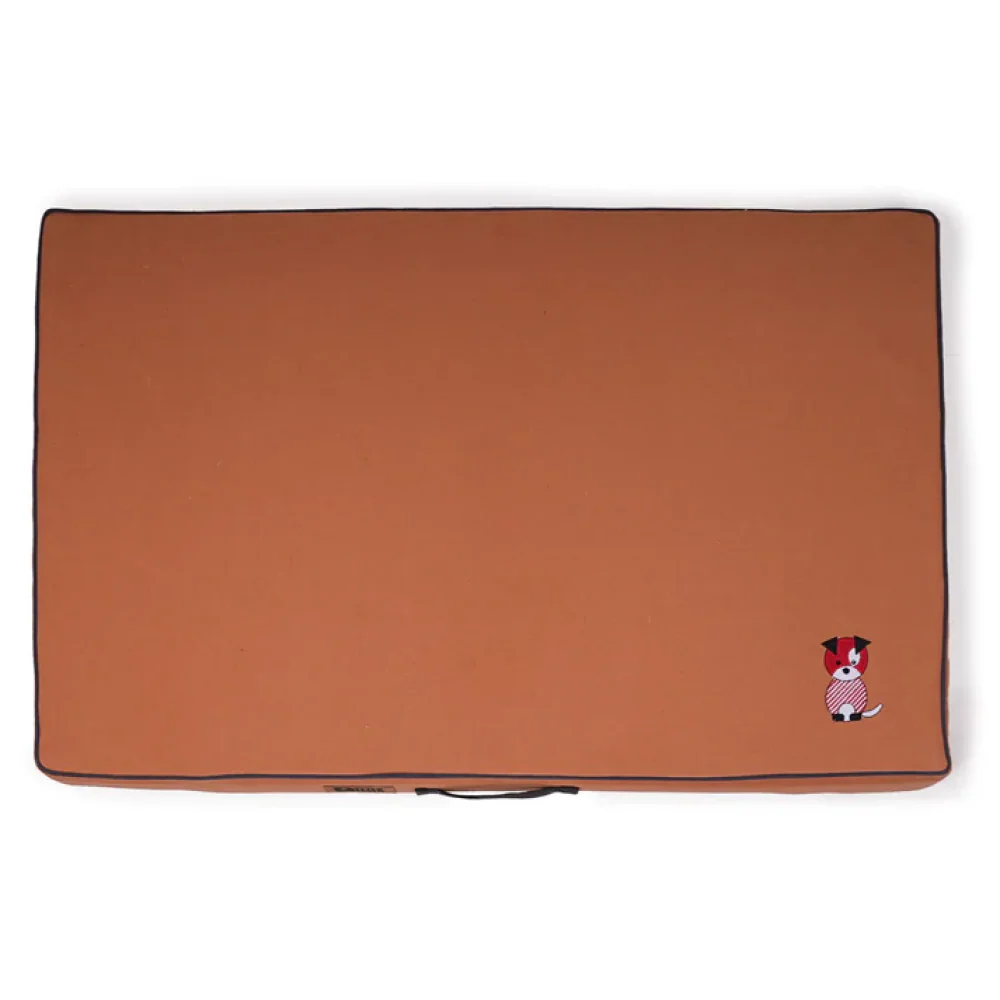 Petter World Comfort Flat Foam Bed for Dogs (Earthy Brown) - Image 8
