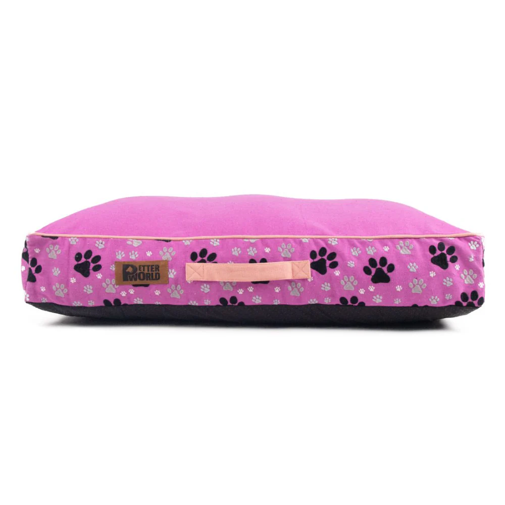 Petter World Indoor Artisanal Rectangular Cushion Mattress Bed with Washable Cover for Dogs (Crocus) - Image 4