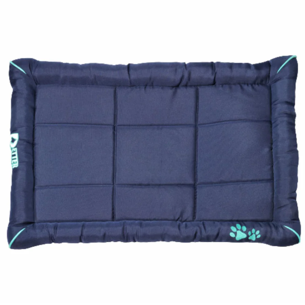 Petter World Luxury Outdoor Foamed Crate Mat with Padded Perimeters for Extra Support for Dogs (Ensign Blue) - Image 3