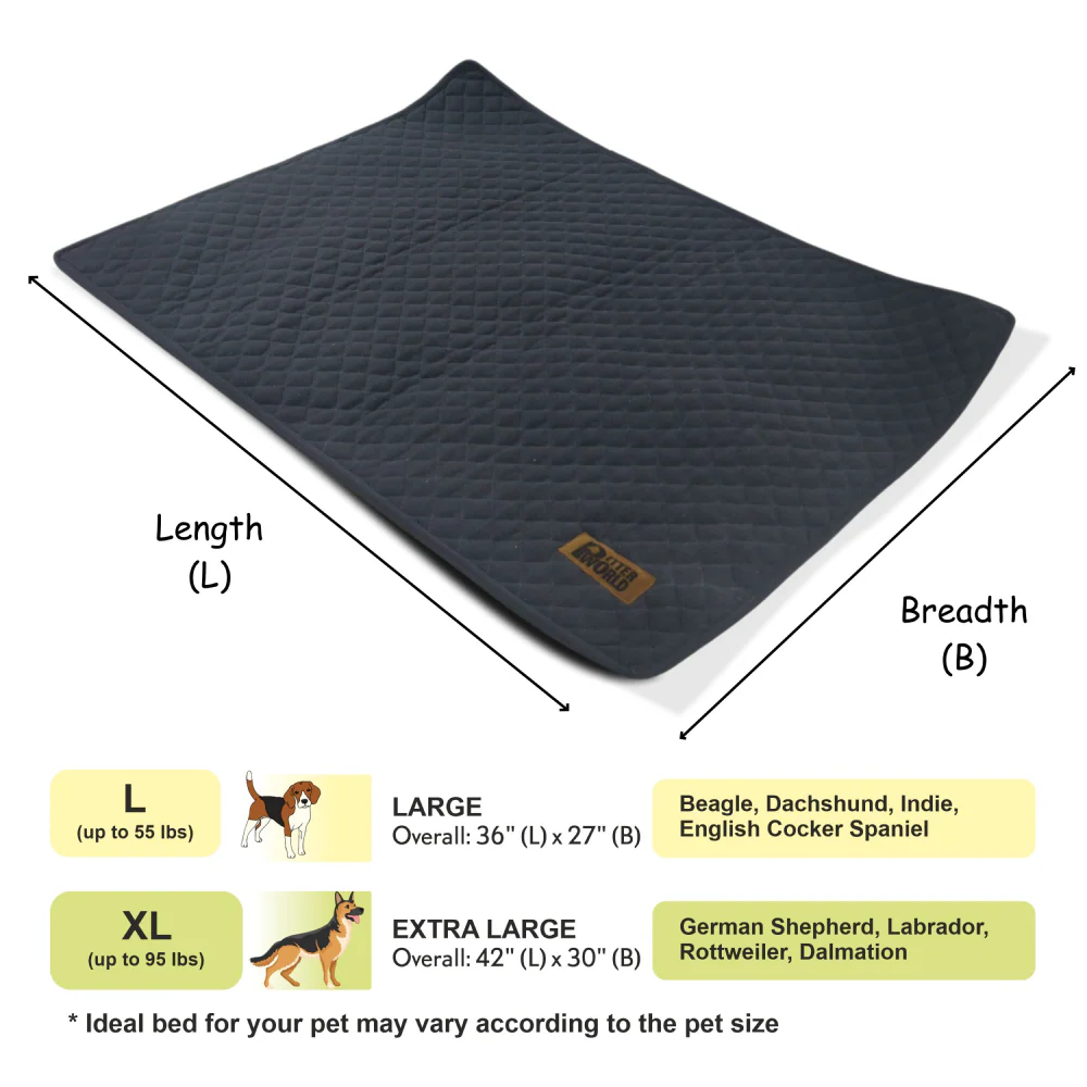 Petter World Multipurpose Breathable Summer Mat for Dogs (Autumn Grey) - Image 5